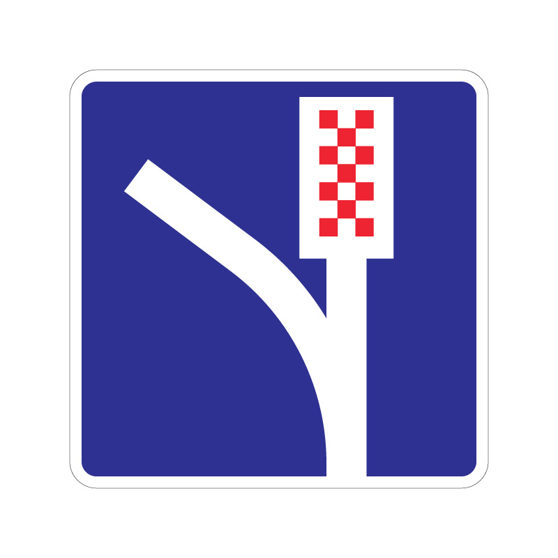 Дорожный знак 6.5 "Полоса аварийной остановки"