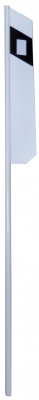 Металлический жесткий дорожный сигнальный столбик ГОСТ 50970-2011 тип С1