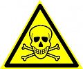 Предупреждающий знак безопасности W03. &quot;Опасно. Ядовитые вещества&quot;
