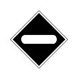 Знак GD-14 «Световой указатель - Опустите токоприемник»