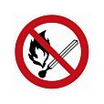 Знак Р02. &quot;Запрещается пользоваться открытым огнем и курить&quot;