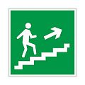 Знак Е15. &amp;quot;Направление к эвакуационному выходу по лестнице вверх&amp;quot;