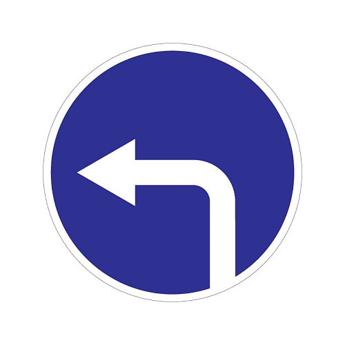 Дорожный знак 4.1.3 &amp;quot;Движение налево&amp;quot;