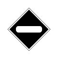 Знак GD-14 «Световой указатель - Опустите токоприемник»