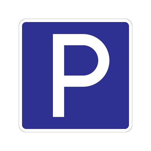 Дорожный знак 6.4 &amp;quot;Парковка&amp;quot; (Парковочное место)